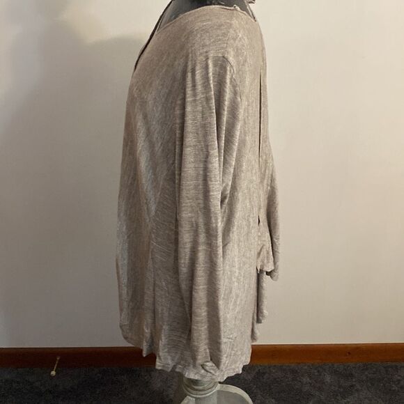Gibson & Latimer 1 shoulder asymmetrical poncho, size 3X - Picture 5 of 5